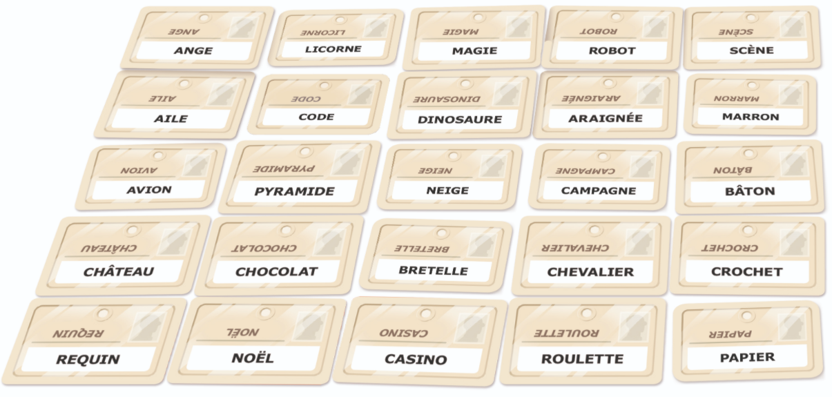 Code Names jeu de société - Guyajeux