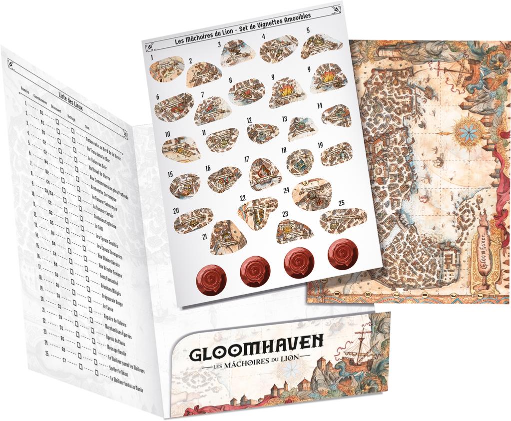 Fichier STL gratuit Gloomhaven Les mâchoires du Lion organisateur