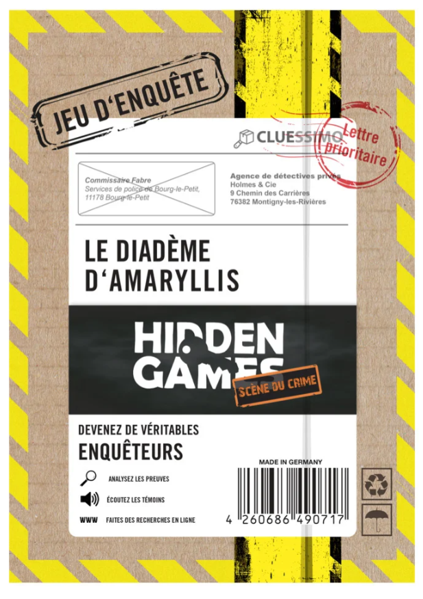 Hidden Games - Le Diadème d'Amayllis - Hidden Games - Maître