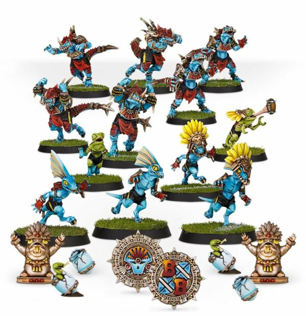 Bloodbowl : Lizardmen blood bowl team