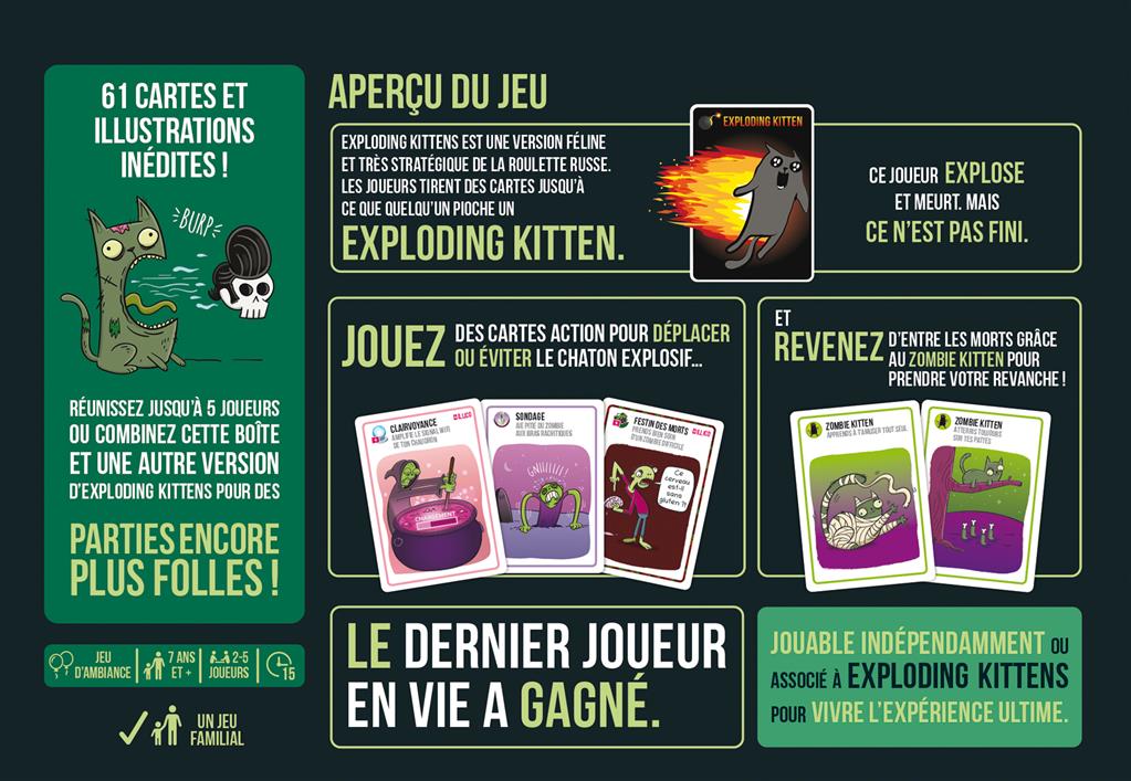 Exploding Kittens : Edition 2 joueurs - Passion du jeu