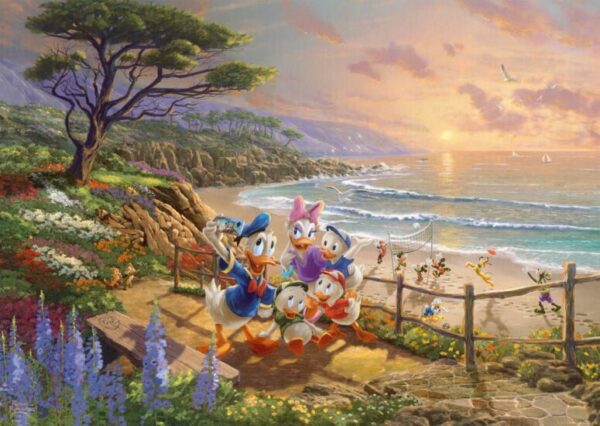 Puzzle 1000 pcs : Donald et Daisy – Image 2
