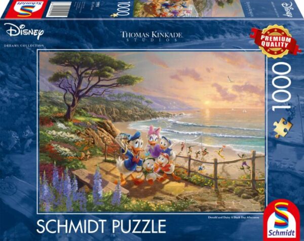 Puzzle 1000 pcs : Donald et Daisy