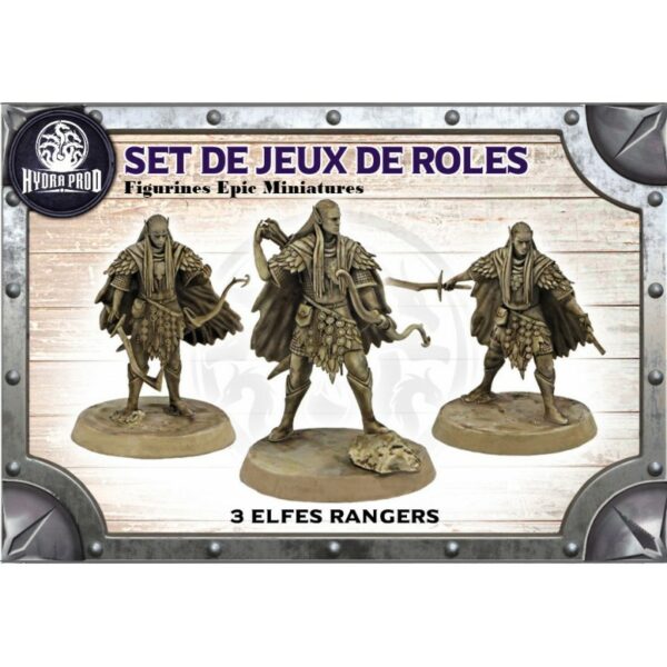 Set de Jeu de rôles : 3 Elfes Rodeurs
