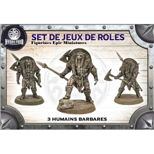 Set de Jeu de rôles : 3 humains barbares