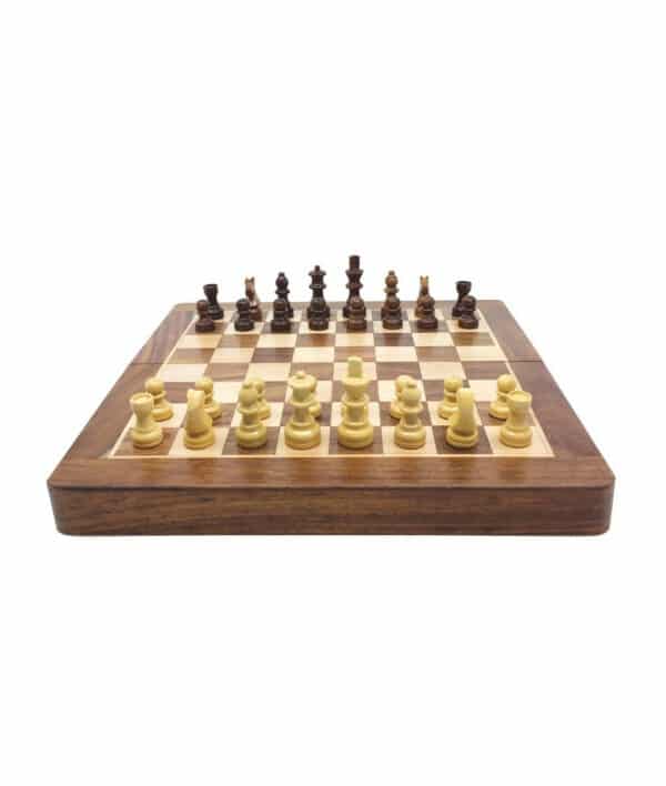 Jeu d'échec magnétique pliable 17 cm