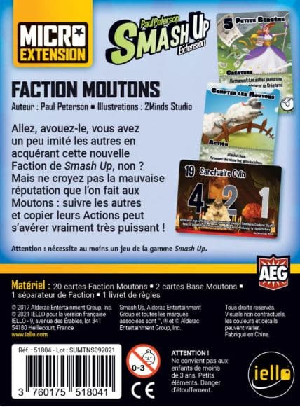 Smash up - Micro Extension "Faction mouton" – Image 2
