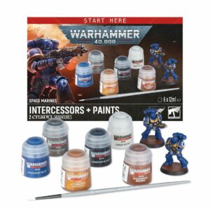 Warhammer 40 K : Intercessors + Paint Set 2026
