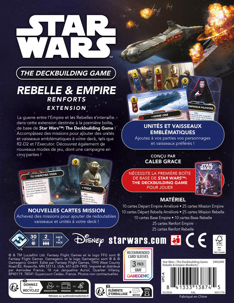 Star wars Deckbuilding :Rebelle et Empire (Renforts) – Image 2