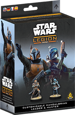 SW Legion : Customizable Mandalorian Leader & Hunter
